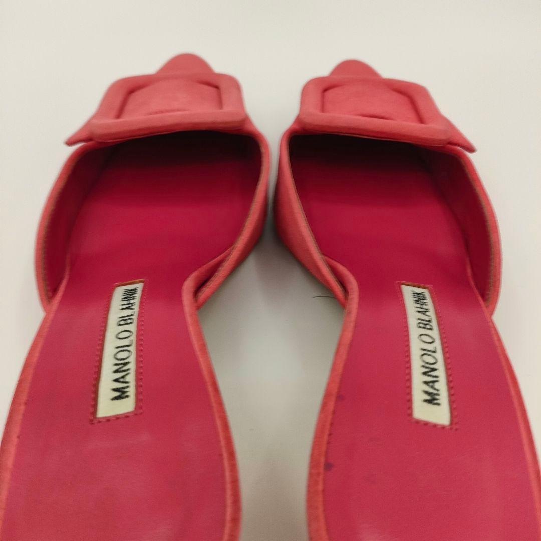 マノロブラニク 37/23.5cm メイセール スエード ミュール