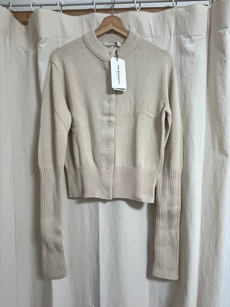 〖新品未使用〗THE SHINZONEシンゾーンコットンロングリブカーディガン