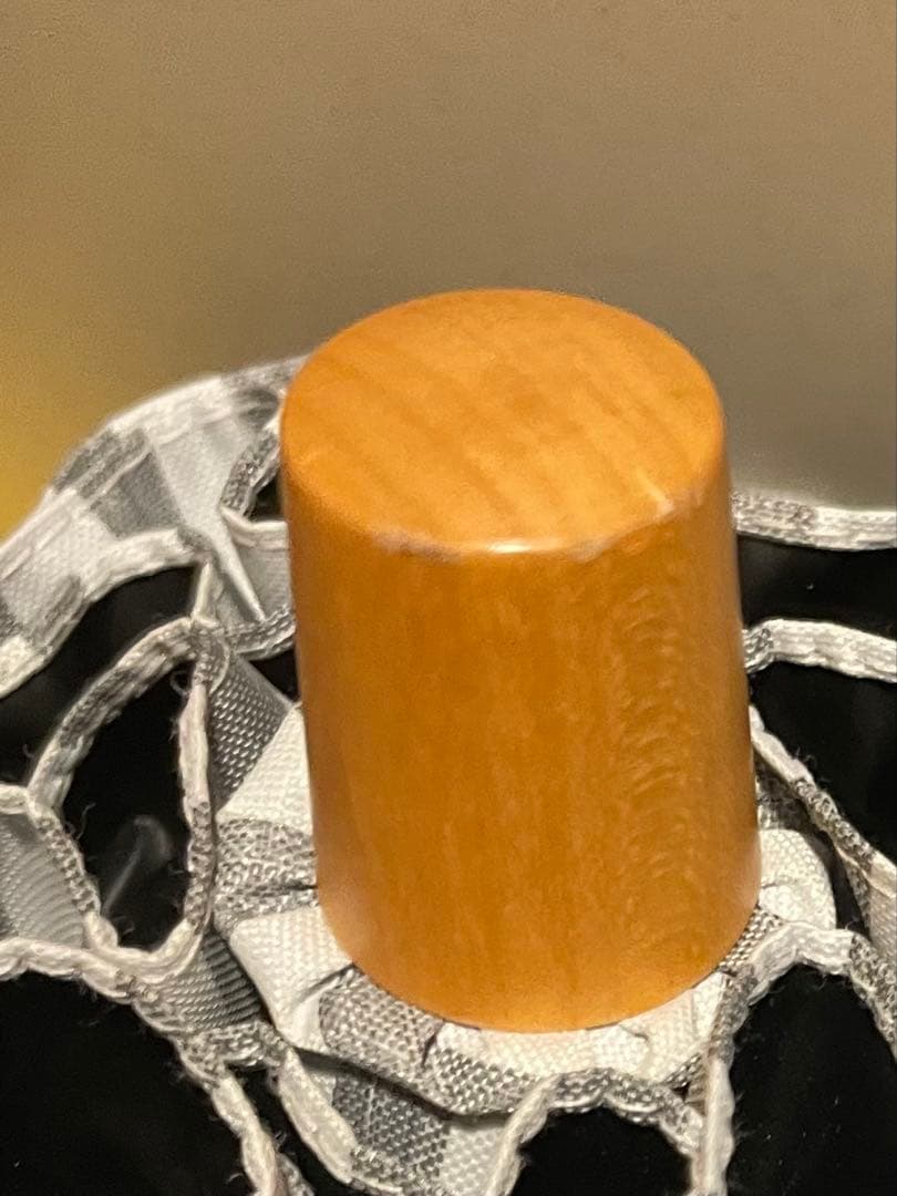 【美品】サンバリア100 ２段折 フリル ストライプ　グレー　木曲がり手元