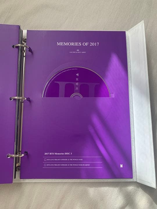 BTS MEMORIES OF 2017 トレカ　テヒョン付　Ｖ