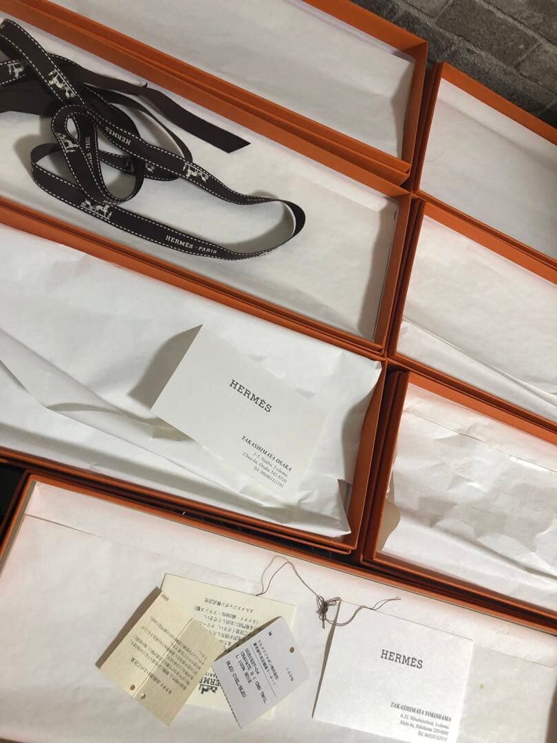 エルメス　ネクタイ箱　ネクタイ用 袋　まとめ売り　空箱