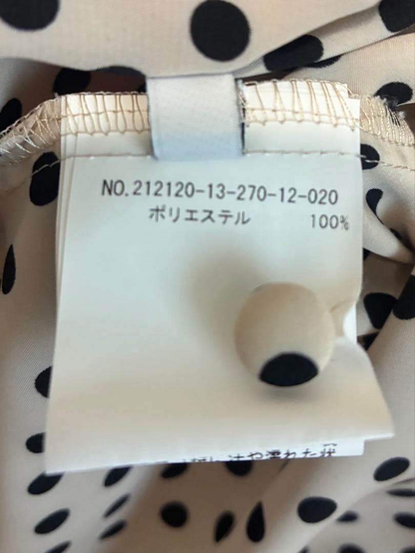 Loulou Willoughby/ルルウィルビー デシンドットフリル ブラウス