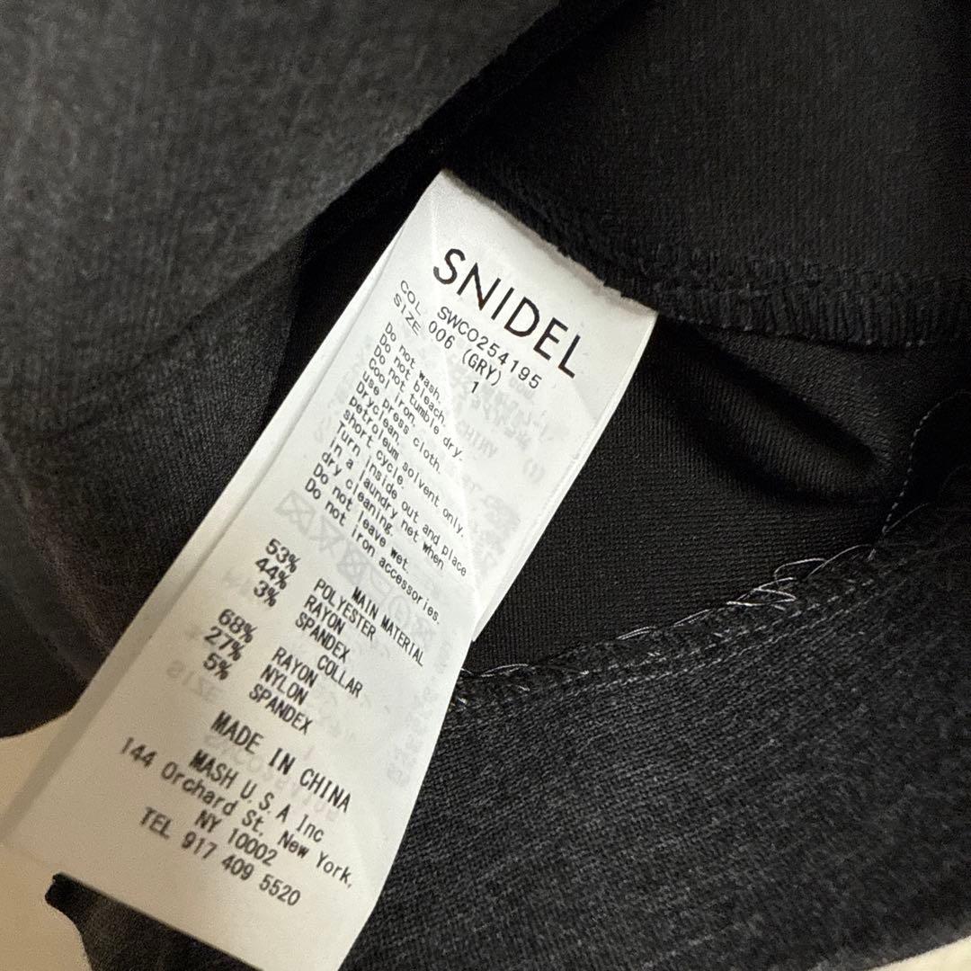 衿つきプリーツカットミニワンピース　Mサイズ　snidel