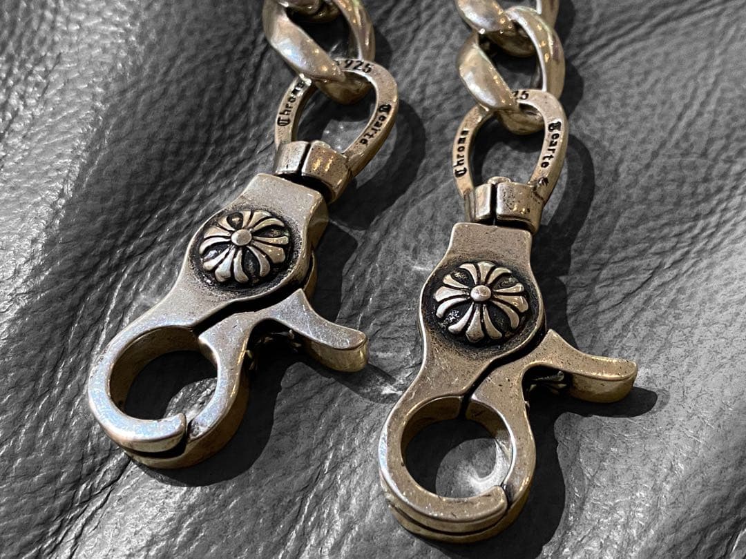 シルバー　アンティーク　ウォレットチェーン　　50cmm