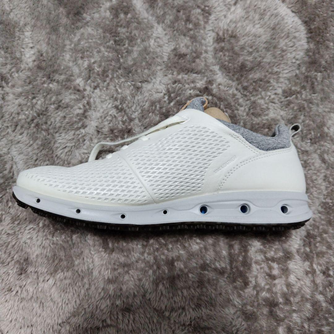 未使用☆ECCO ゴルフ用ホワイトスニーカー 女性用