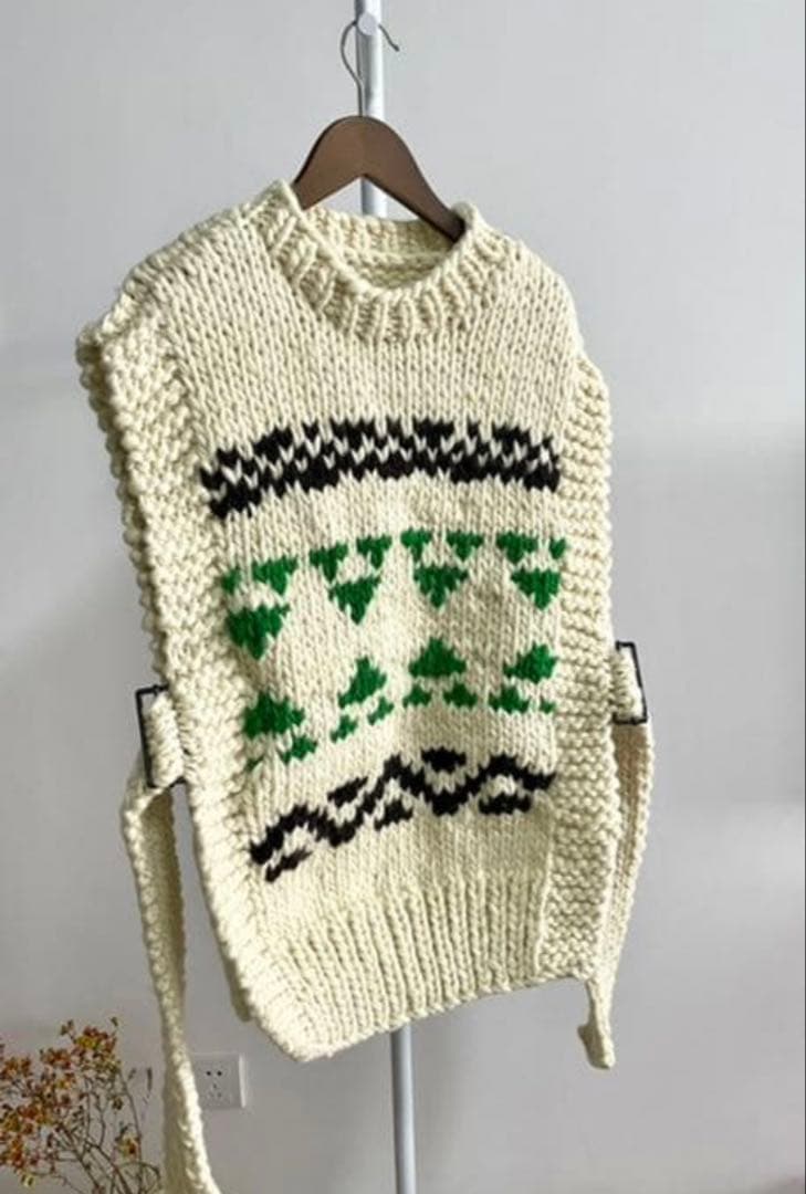 ハイクHYKE COWICHAN SWEATER VESTカウチンベスト