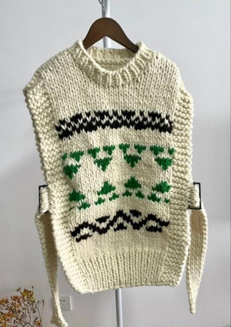 ハイクHYKE COWICHAN SWEATER VESTカウチンベスト