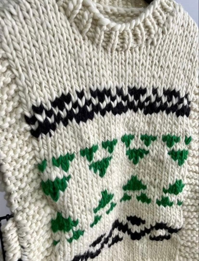 ハイクHYKE COWICHAN SWEATER VESTカウチンベスト