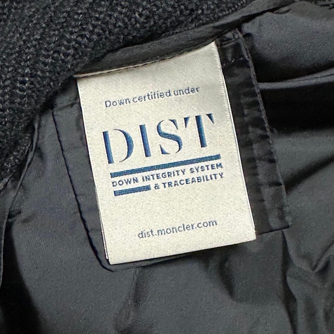 けいろくさま　モンクレール ハイブリッドダウン カーディガン マグリア 黒 M