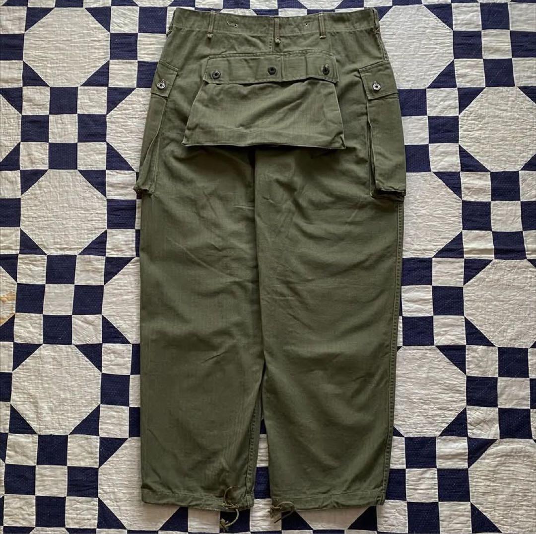 【極美品】40s USMC M-44 モンキーパンツ ミリタリー パンツ
