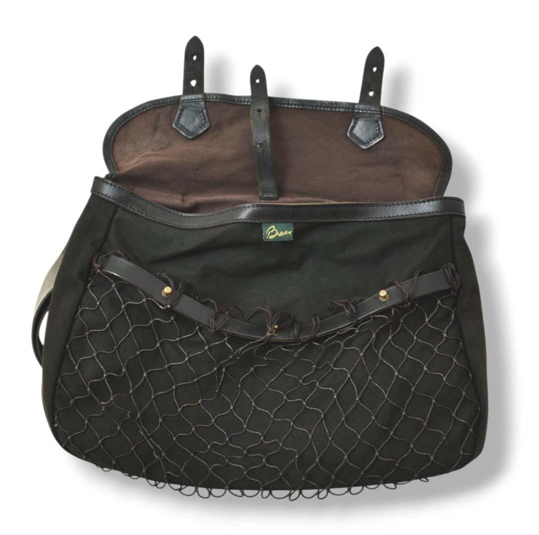 80s 英国製 ブレディ Brady フィッシングバッグ ショルダーバッグ 黒