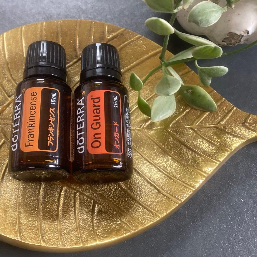 【新品 未開封】doTERRA ドテラ フランキンセンス、オンガード２本セット