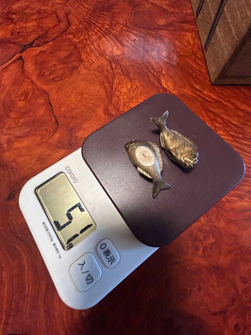 純銀　箸置き　2点セット