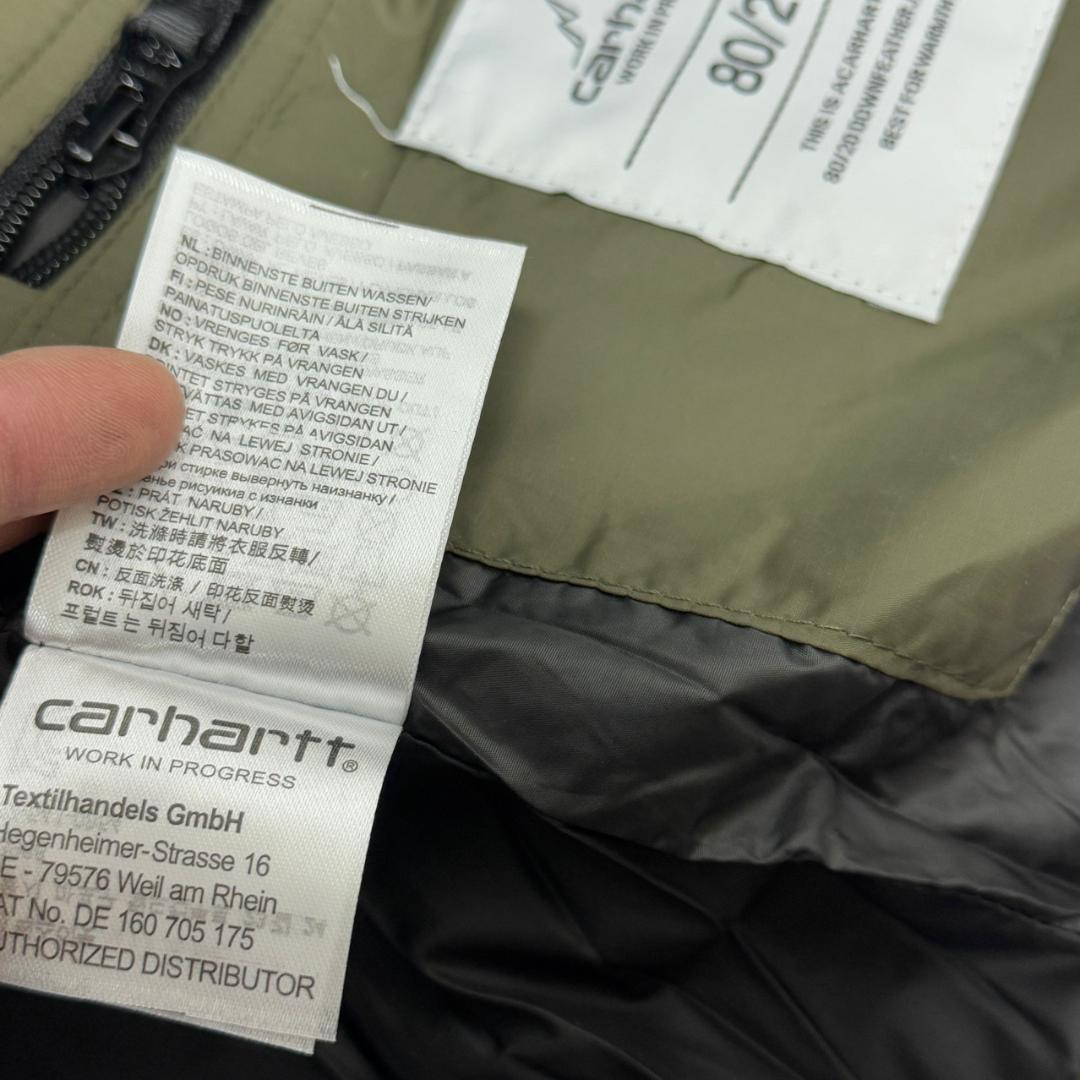 ダウンジャケット オリーブグリーン/ブラック