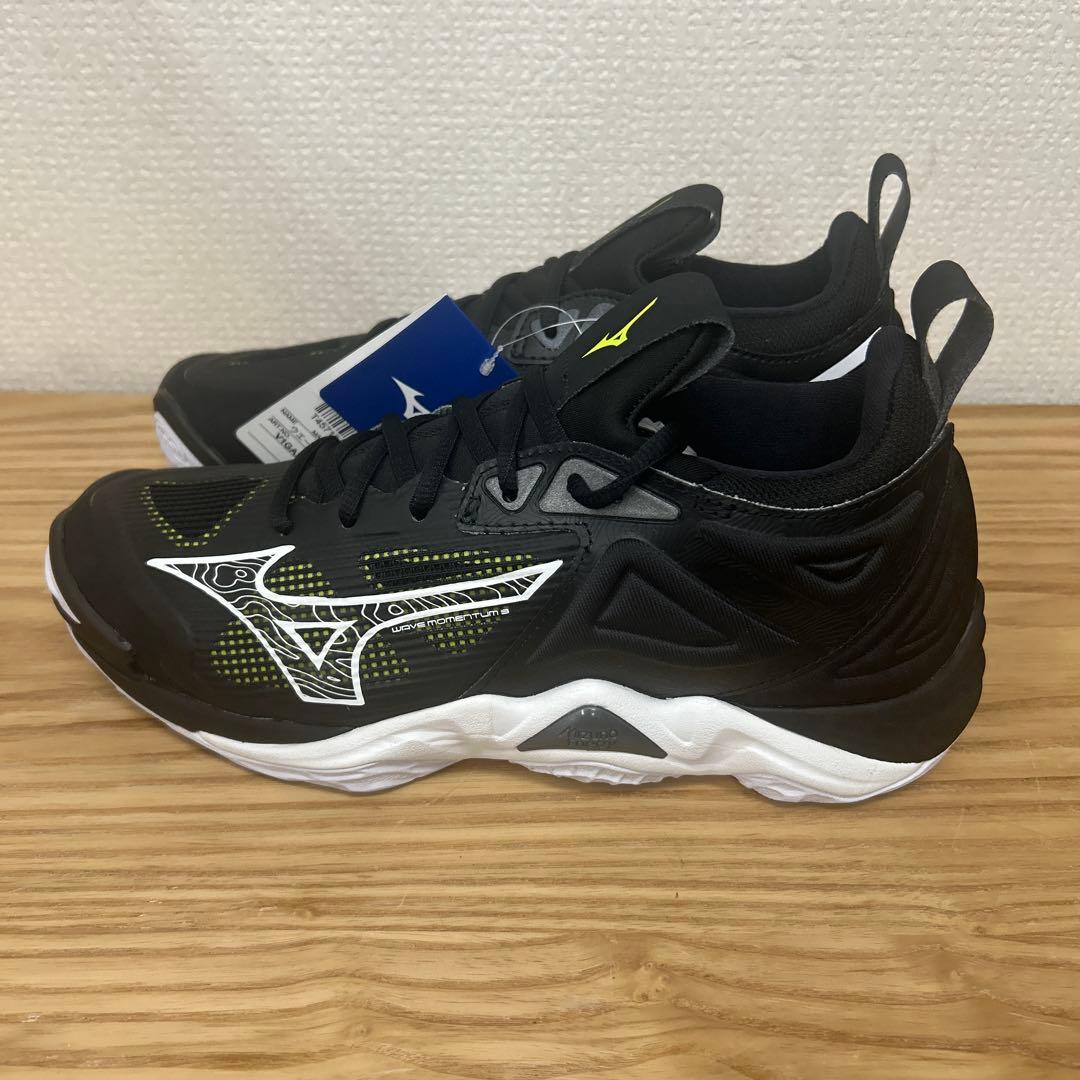 Mizuno バレーボールシューズ ウェーブモーメンタムブラック/ホワイト