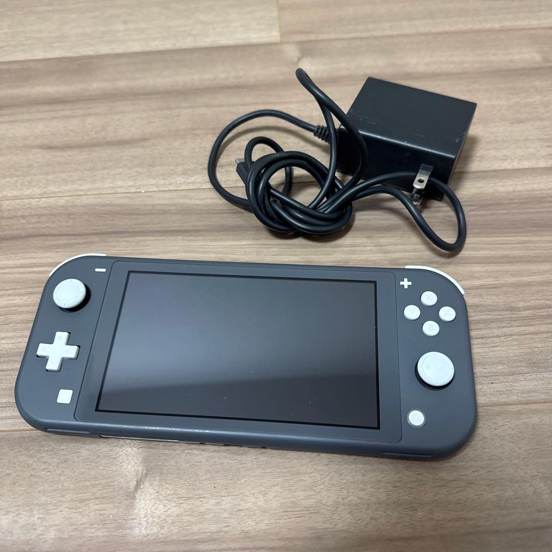 Nintendo Switch Lite グレー 本体 外箱、充電器付き