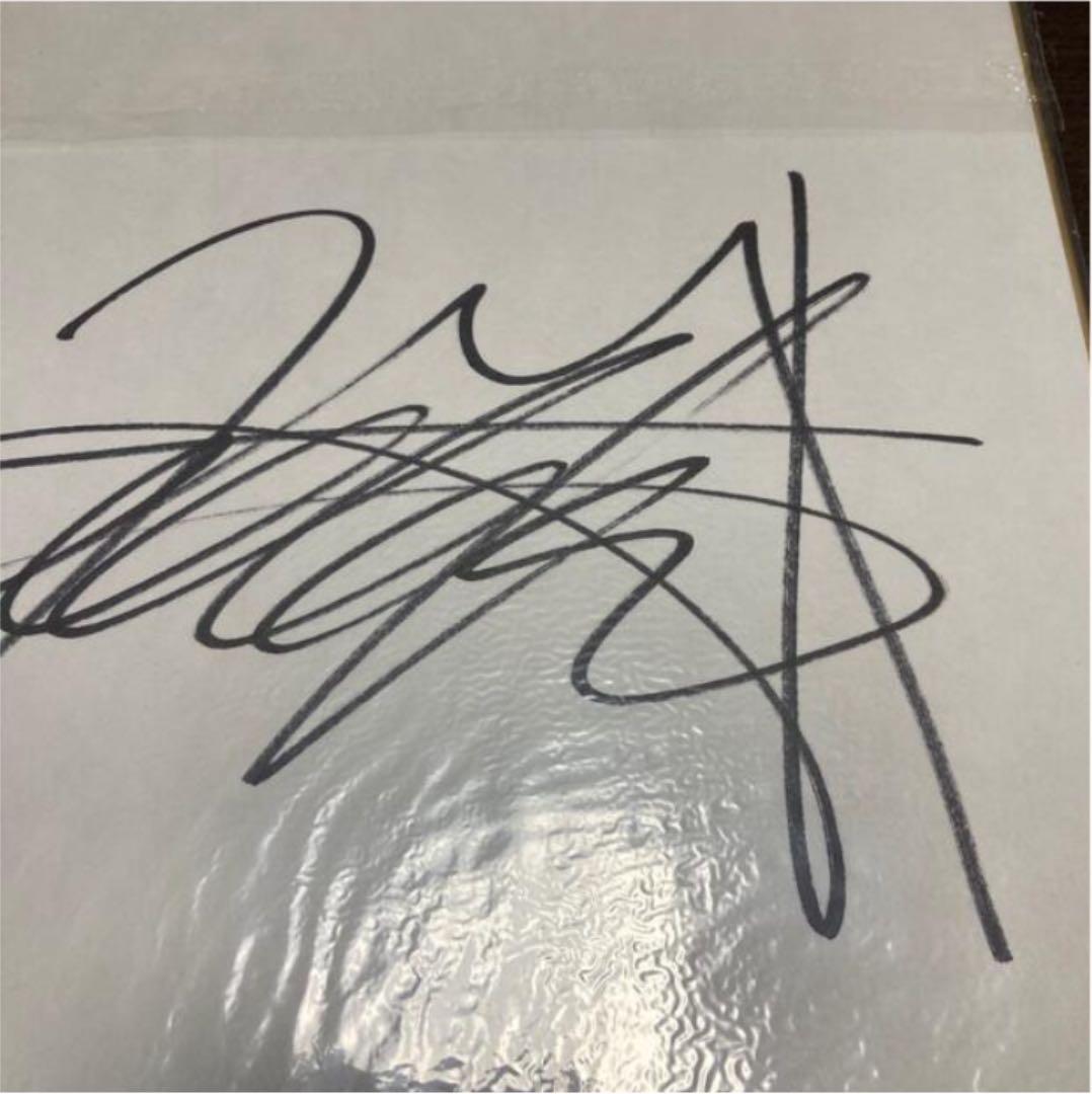 直筆サイン色紙　松山英樹　マスターズ