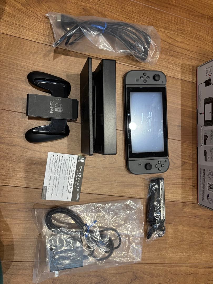 Nintendo Switch グレー　箱付き　一式