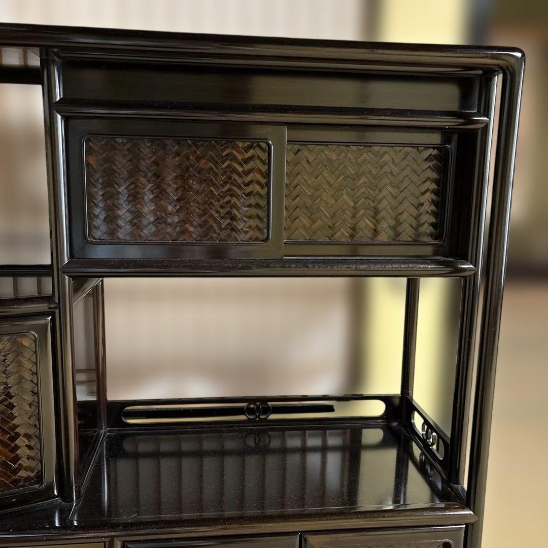 茶箪笥　　飾り棚　昭和レトロ　和家具