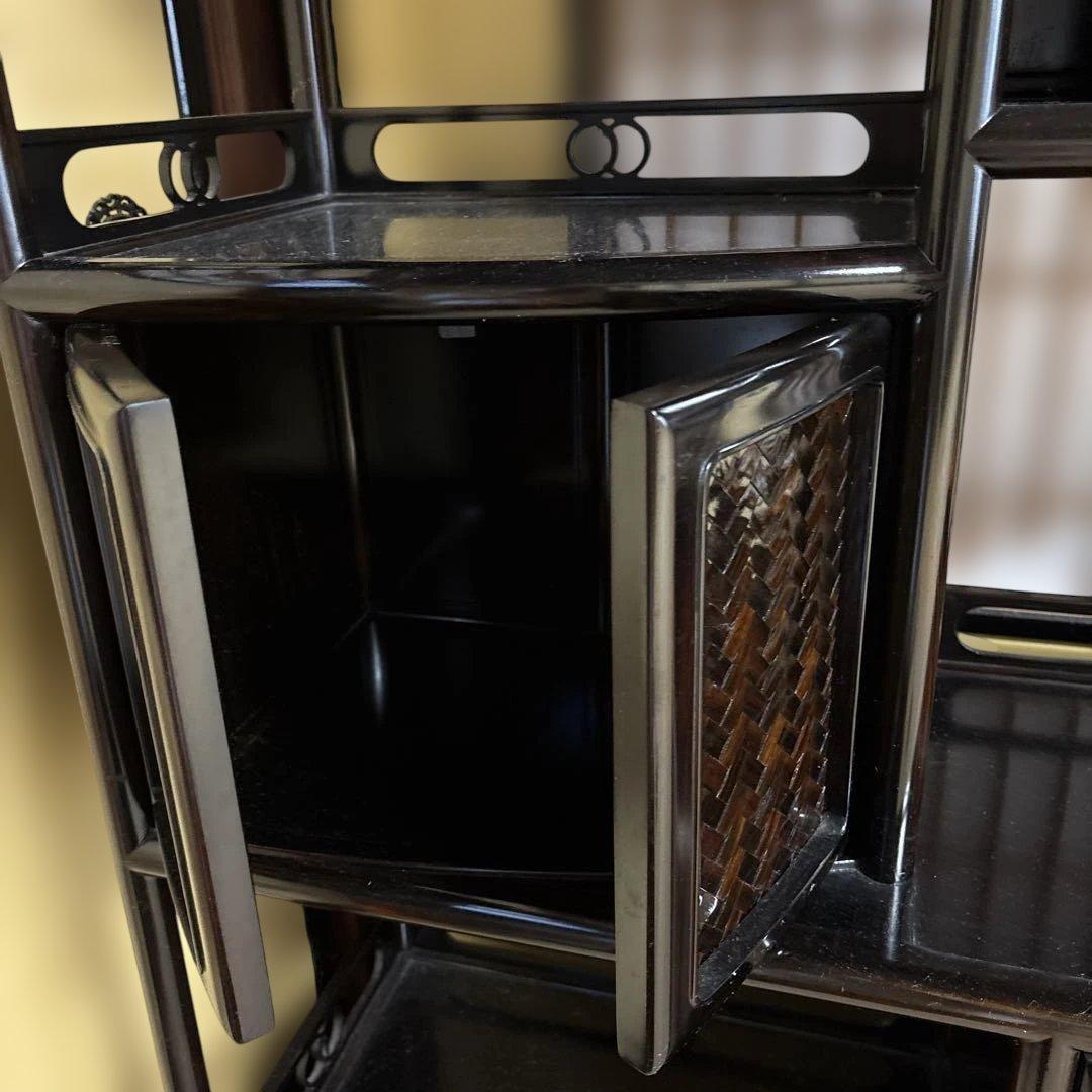 茶箪笥　　飾り棚　昭和レトロ　和家具