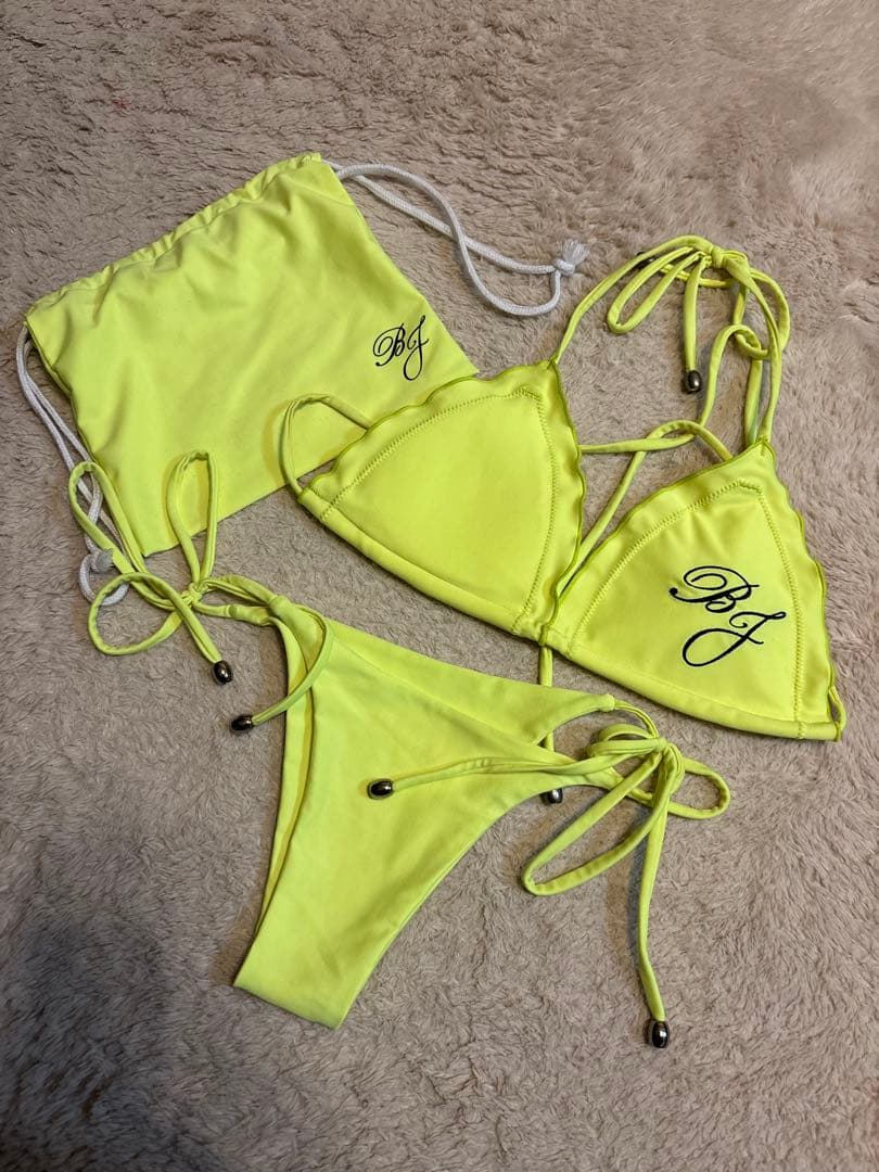 ベストボディジャパンBBJ 決勝ビキニ　イエロー S