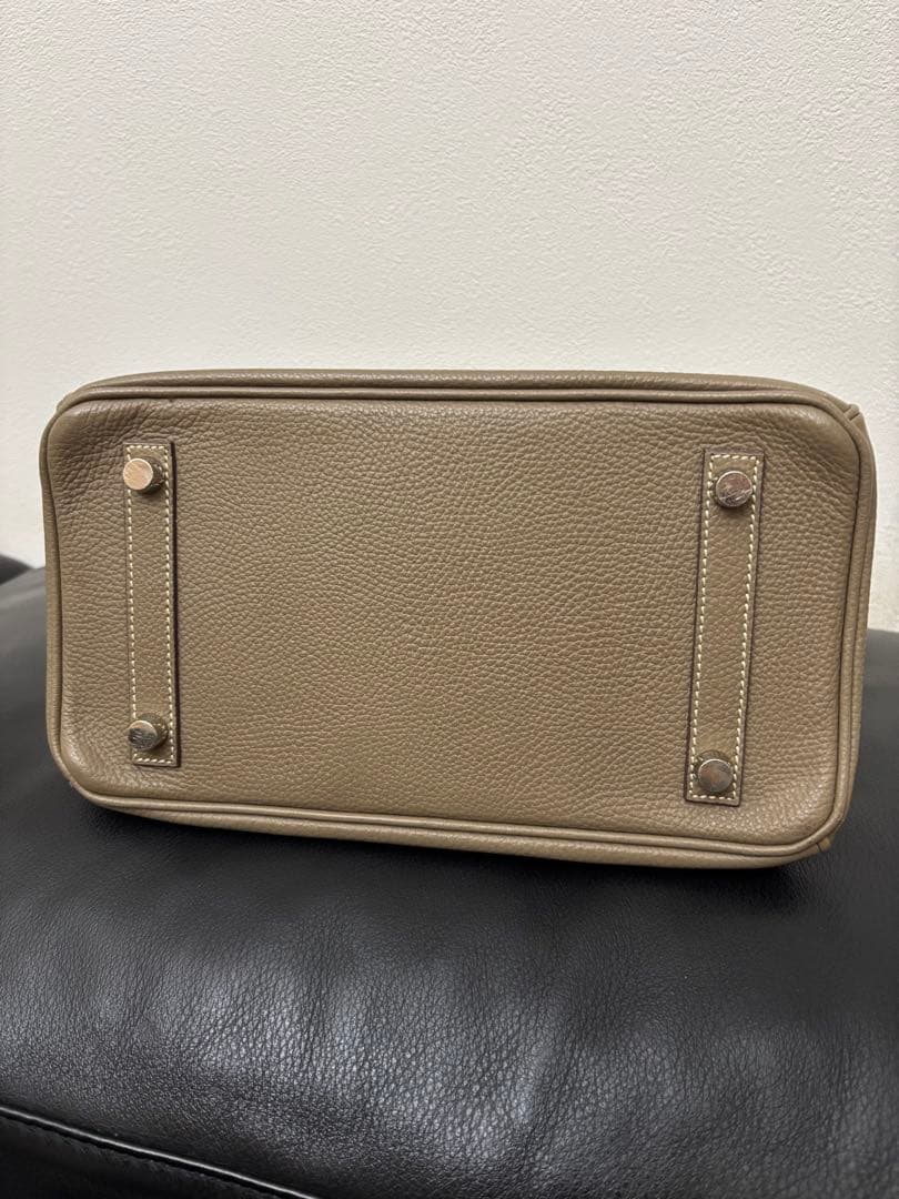 本革 人気エトゥープカラー ハンドバッグ