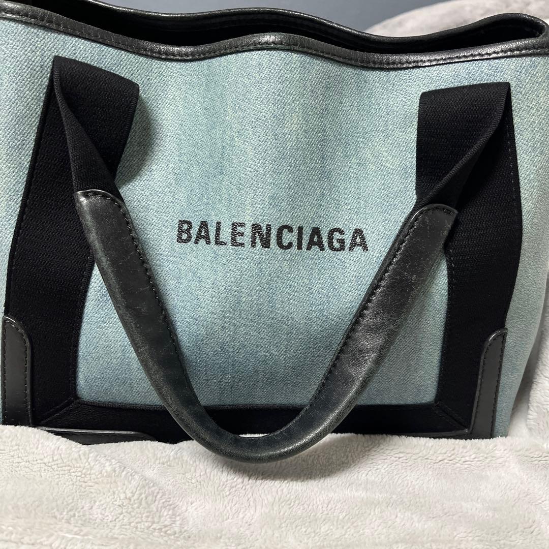 BALENCIAGA トートバッグ デニム/レザー