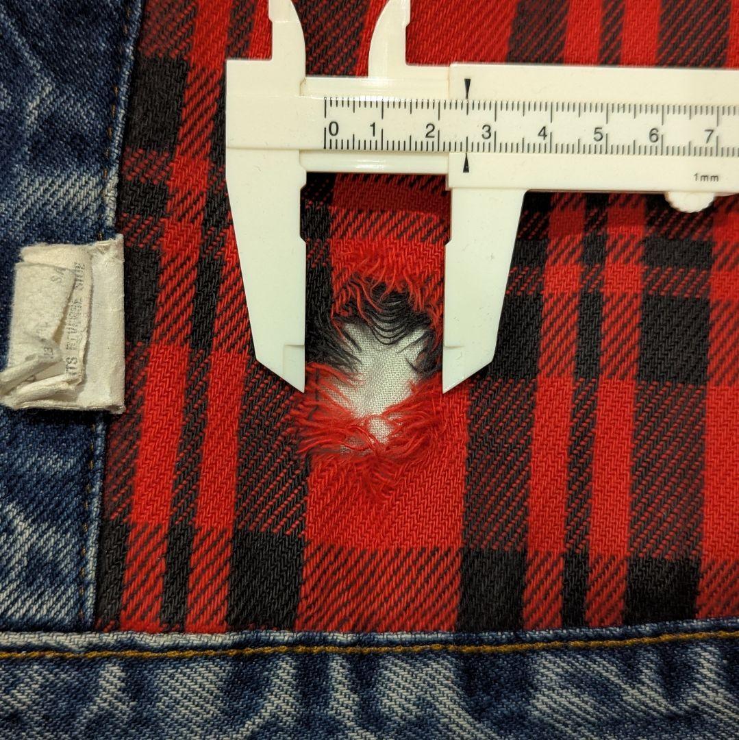 80s USA製 リーバイス 70411-0816 裏地ネル 70505 4th