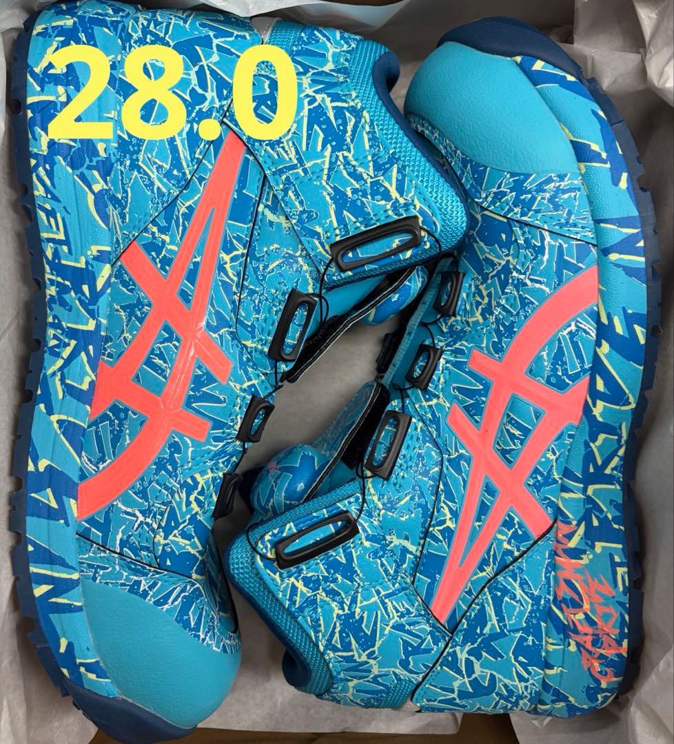 CP304 アシックス 安全靴 数量限定 マグマ 新品 28.0 ブルー