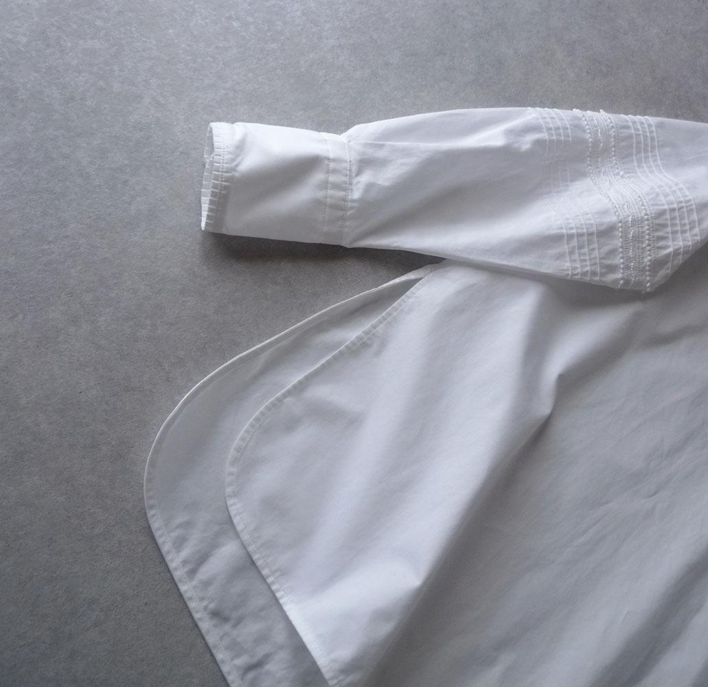 美品 ウィムガゼット 4,3万円 コルピエロ スタンドカラーブラウス ホワイト