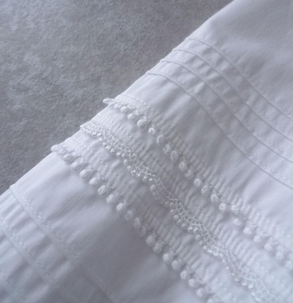 美品 ウィムガゼット 4,3万円 コルピエロ スタンドカラーブラウス ホワイト