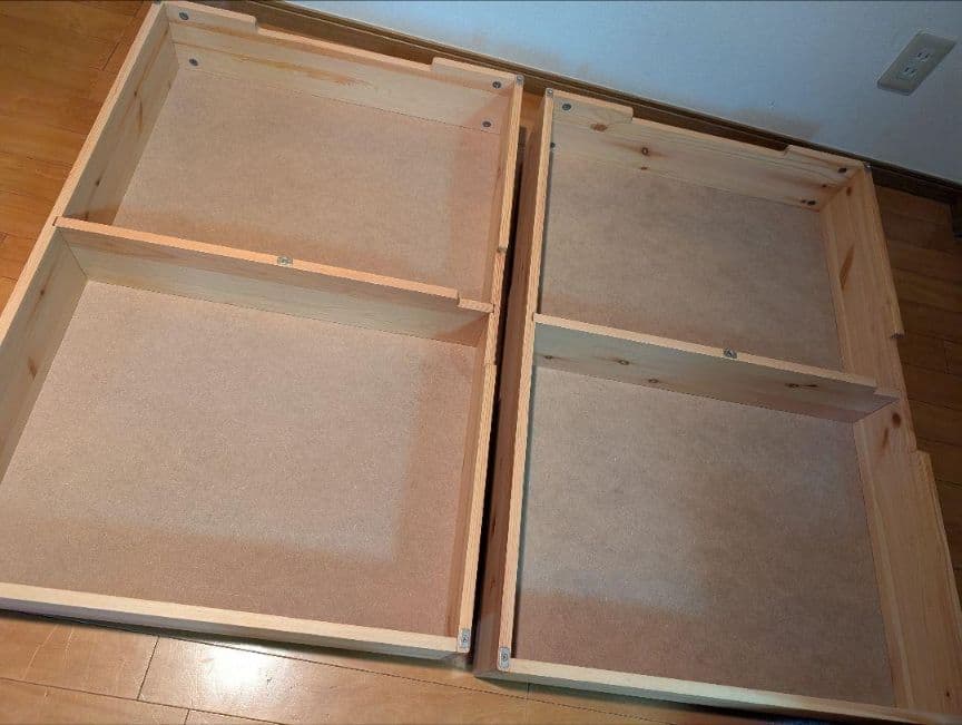 《送料込》無印良品 ベッド下収納ボックス 仕切板付き 衣類収納 ケース