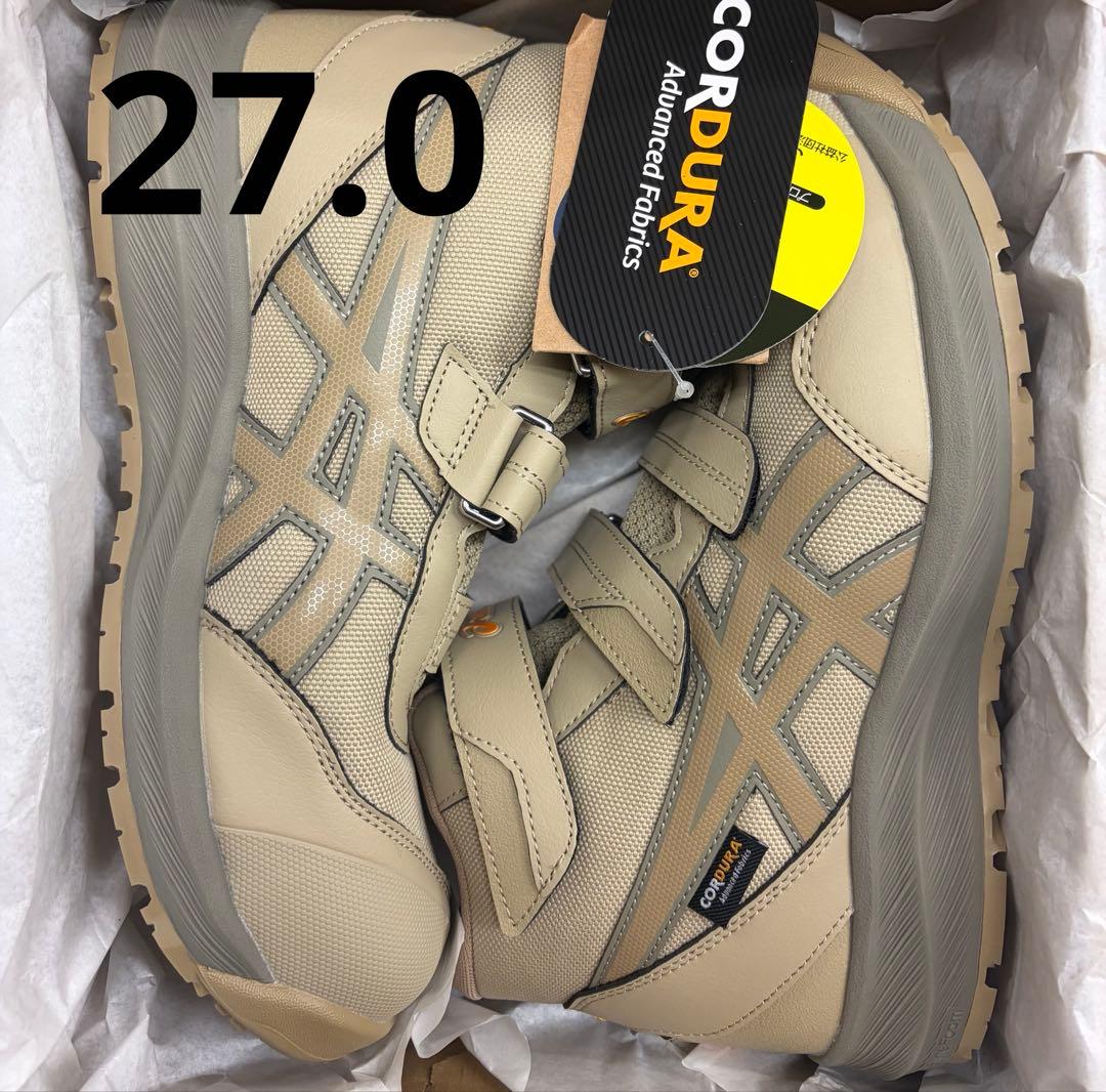 CP216 アシックス 安全靴 限定 マジック 新品 コーデュラ27.0