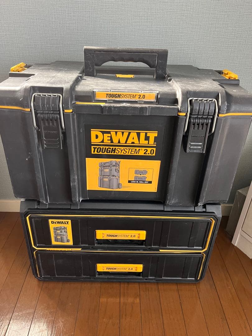 デウォルトツールボックス2段セット