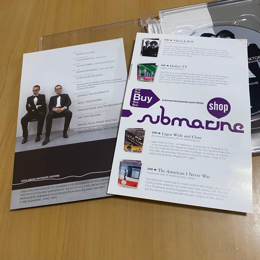 洋画・外国映画 VIKTOR & ROLF \"BECAUSE WE'RE WORTH IT!\"