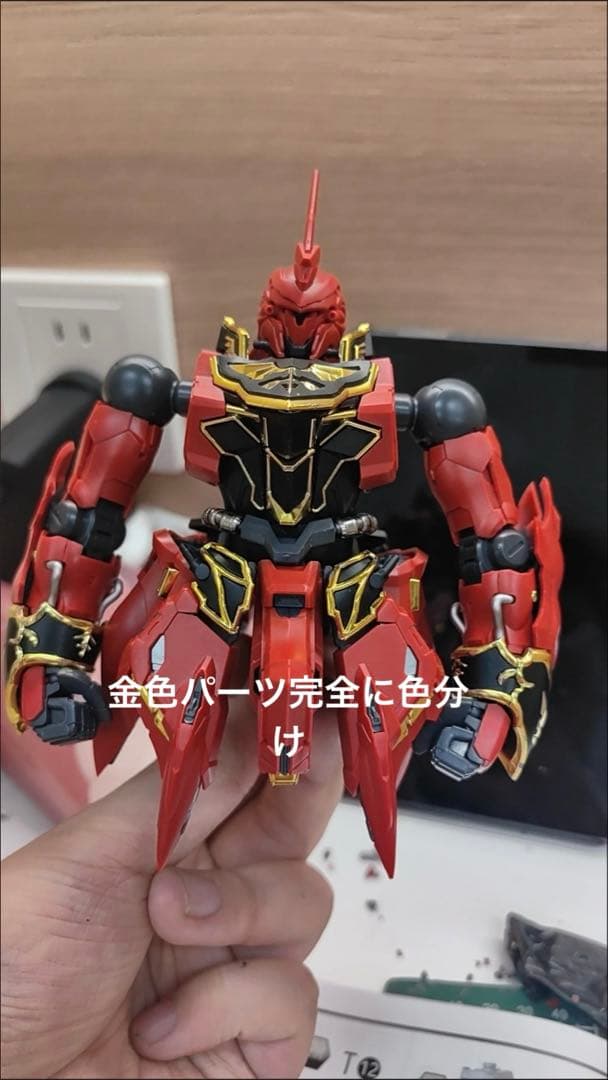 彗星科技 1/100 フィギュア 機甲 真紅の三倍速 Sinanju プラモデル