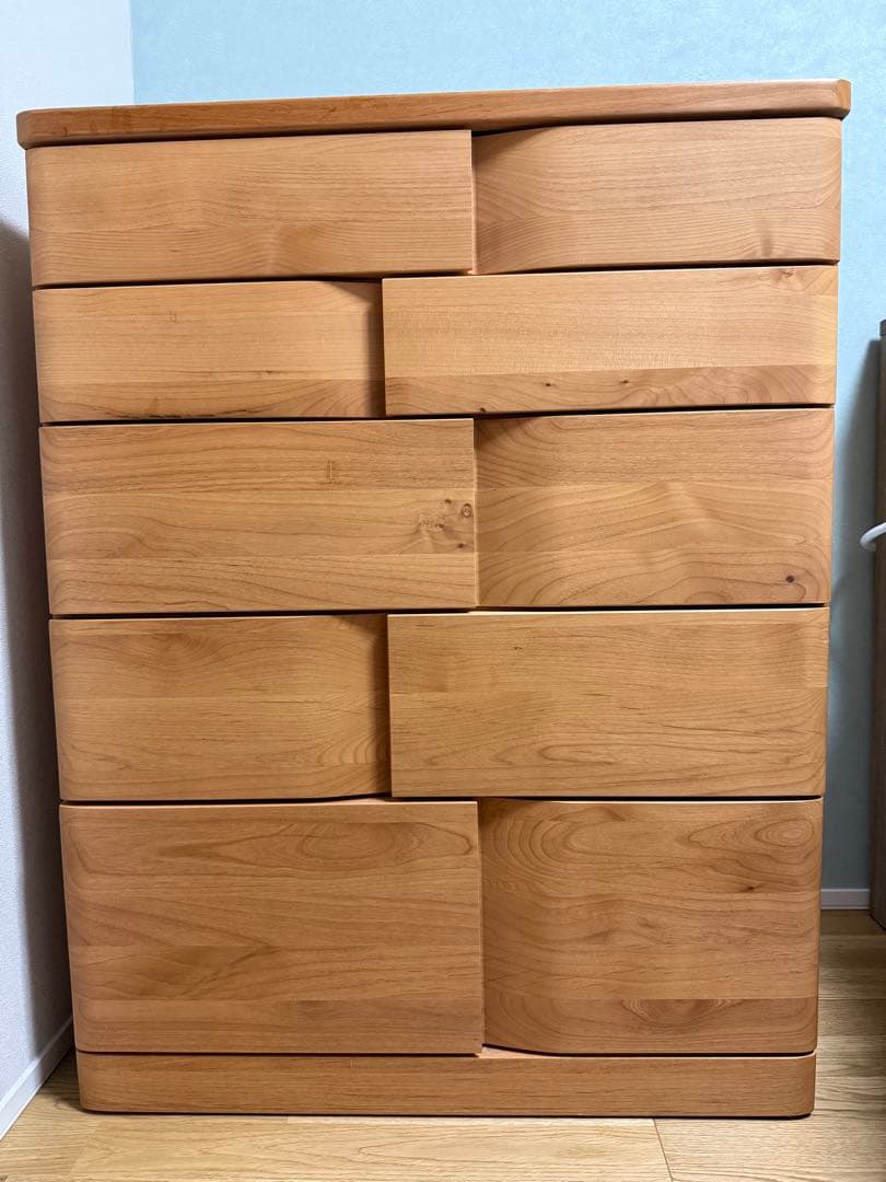 天然木 カグクロ　ローチェスト