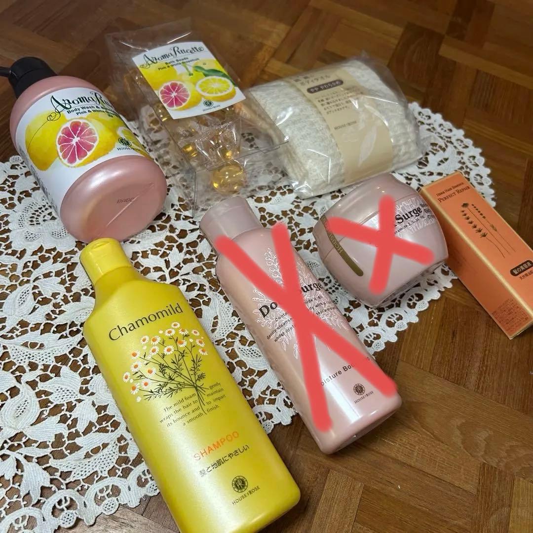 ハウスオブローゼ カモマイルシャンプー ハーバルヘアエッセンス　ボディソープ等