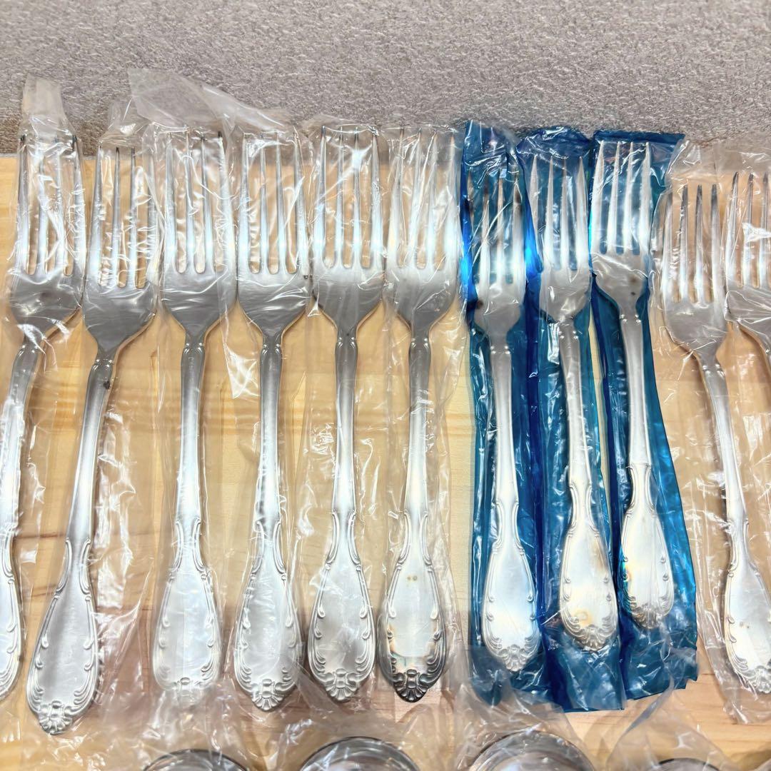 【未使用】ノリタケ カトラリー　スプーン＆フォーク　花柄　49本　大量