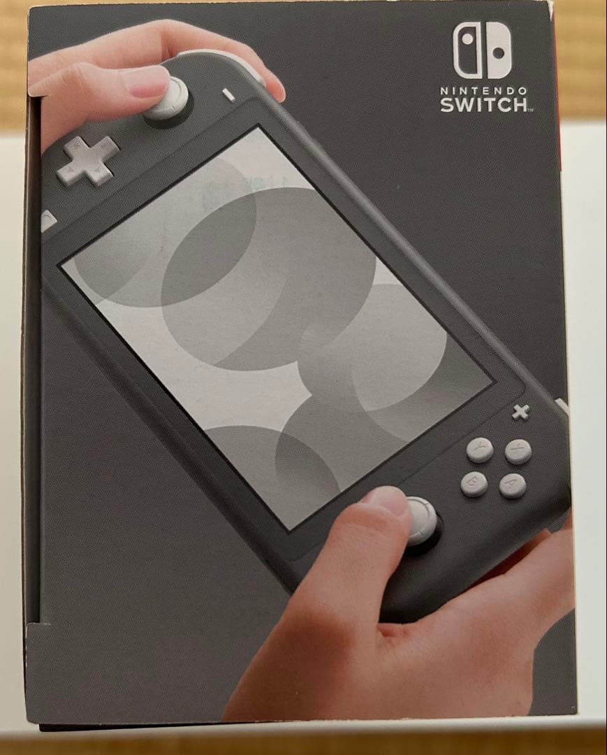 Nintendo Switch Lite グレー、保護フィルム、ハードカバー