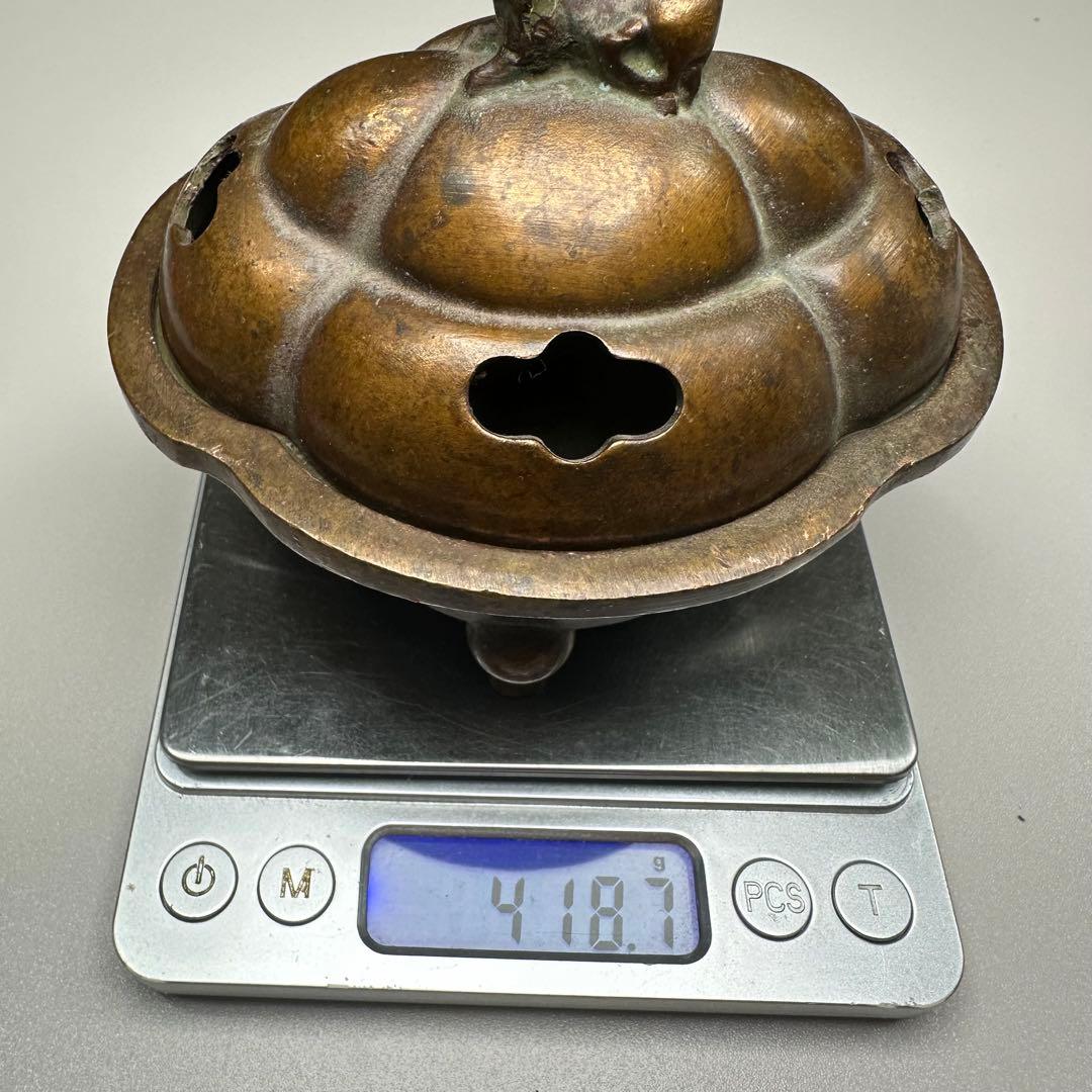 香炉　香立て　銅製