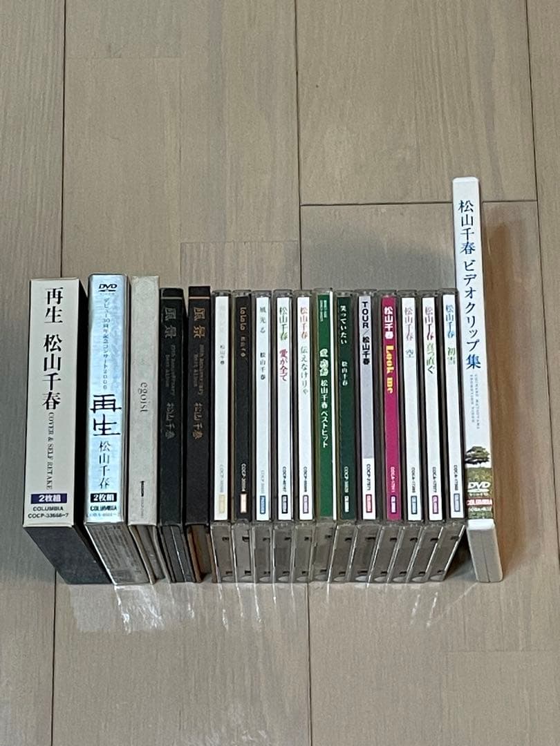 【お値下げ】全15点　松山千春　CD、DVD