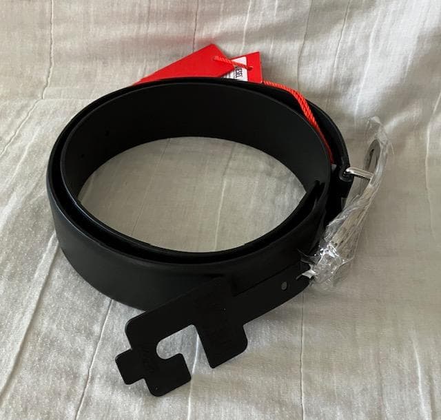 75サイズ DIESEL ディーゼル B-1DR STRASS レザーベルト