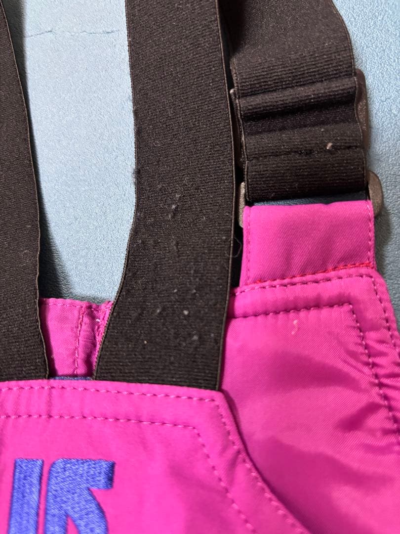 バートン　100 110スノーボードウェア　子供　キッズ BURTON ビブ　紫