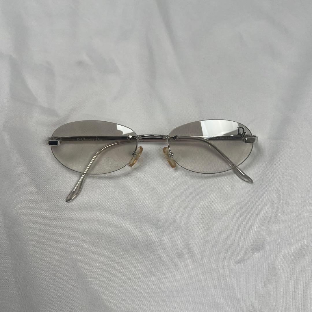 小物 Christian Dior rimless oval sunglasses