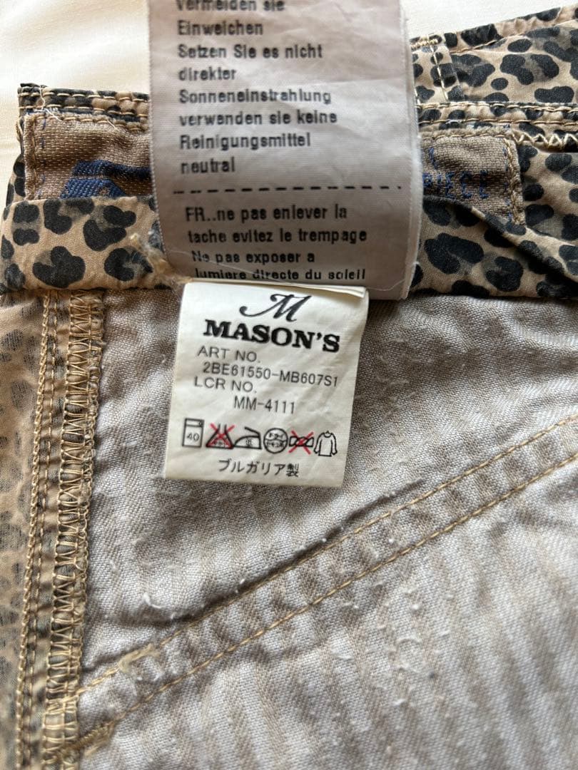 メイソンズ　ショートパンツ　MASON’S