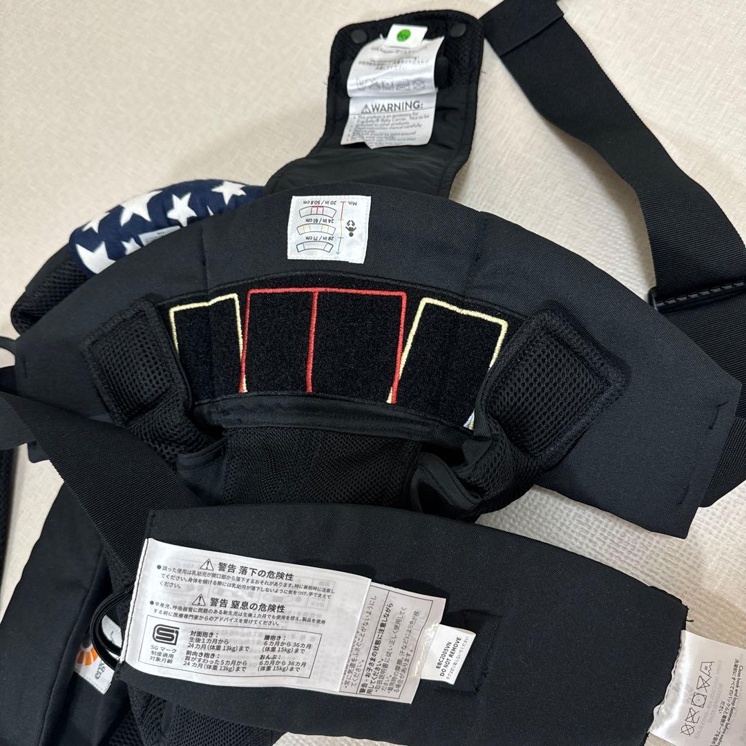 【美品】【正規品】エルゴベビー オムニ 360 クールエア コバルト ブラック