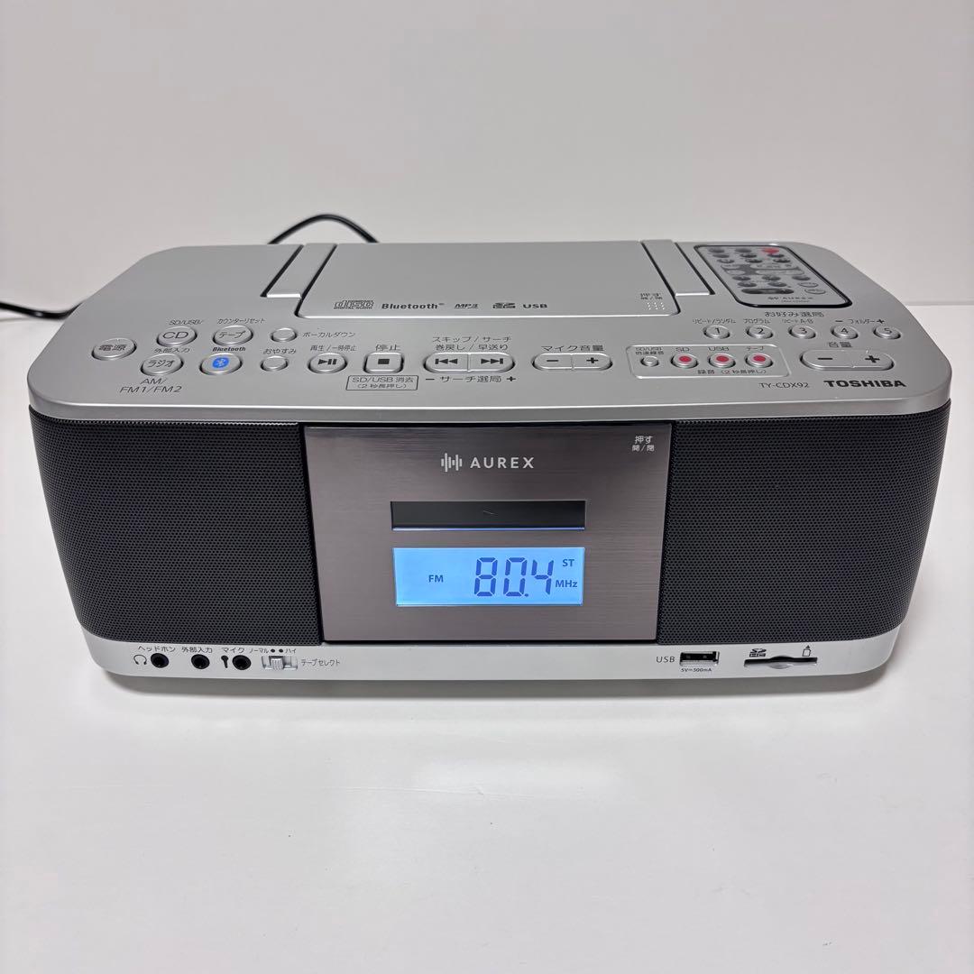 東芝 TOSHIBA CDコンポ　TY-CDX92 Bluetooth ラジカセ