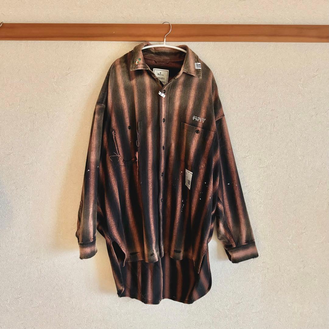 【Maison MIHARA】Ombre Stripe Shirt size38