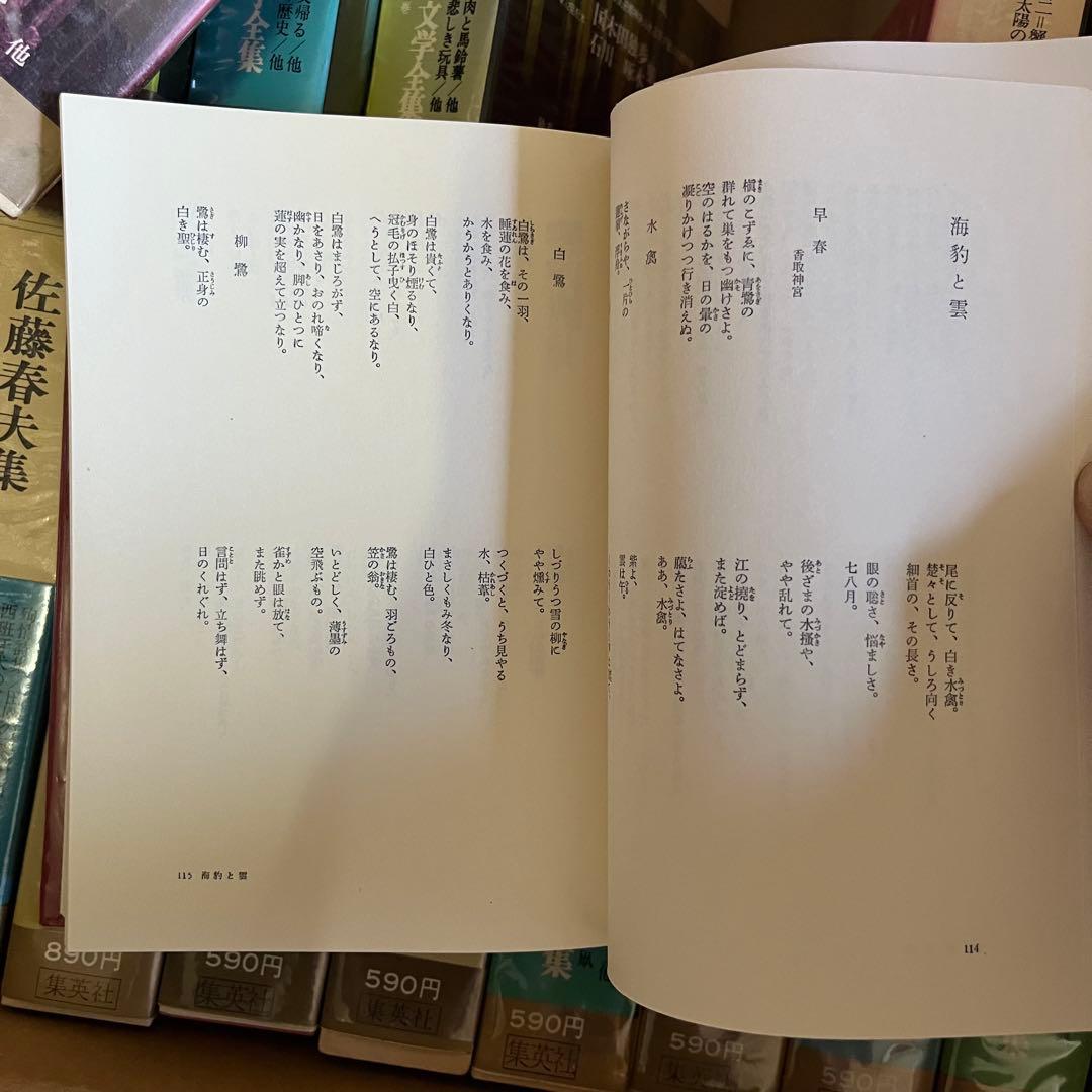 日本文学全集 高村光太郎 川端康成・北原白秋・幸田露伴・樋口一葉